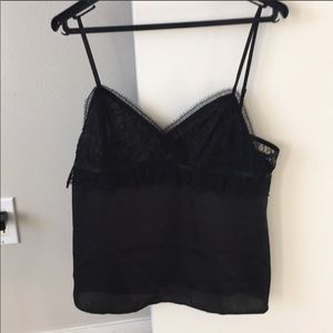 Kooples black lace camisole